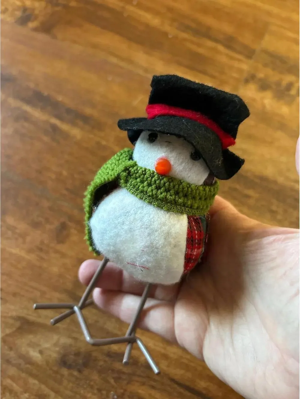 Target Wondershop Featherly Friends fabric bird Christmas “Snowman Freezy”